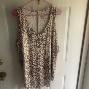 Cheetah tank top